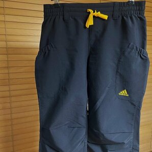 【激安1点のみ 国内正規品】adidas アディダス CLIMALITE クライマライト FITNESS フィットネス クロップド丈 七分丈 パンツ ブラック ヨガの画像4