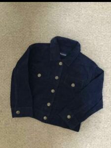 n5 03B男女100ラルフローレンの紺のジャケットコート　美品