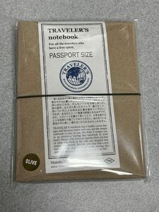 トラベラーズノート　オリーブカラー　パスポートサイズ　未開封品