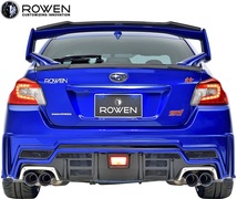 【M’s】SUBARU WRX STI / S4 A-C型 前期 (2014.08-2017.05) ROWEN SPORT カーボン トランクスポイラー ／／ ロエン ロウェン 1S006T10_画像3