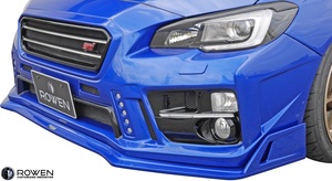 【M’s】スバル WRX STI / S4 A-C型 前期 (2014.08-2017.05) ROWEN SPORT フロントスポイラー ／／ FRP ロエン ロウェン エアロ 1S006A10