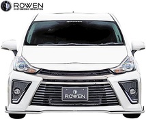 【M’s】TOYOTA 40 プリウスα G's (2015.02-) ROWEN SPORT エアロキット 3P ／／ FRP 未塗装 ロェン ロウェン エアロパーツ 外装 1T020X00_画像3