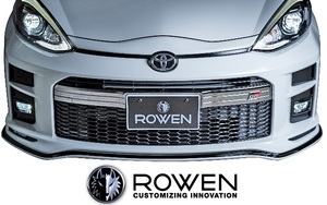 【M's】TOYOTA アクア GRスポーツ NHP10 (2017.11-) ROWEN フロントスポイラー／／FRP GR SPORT ローウェン ロウェン エアロ 1T037A00