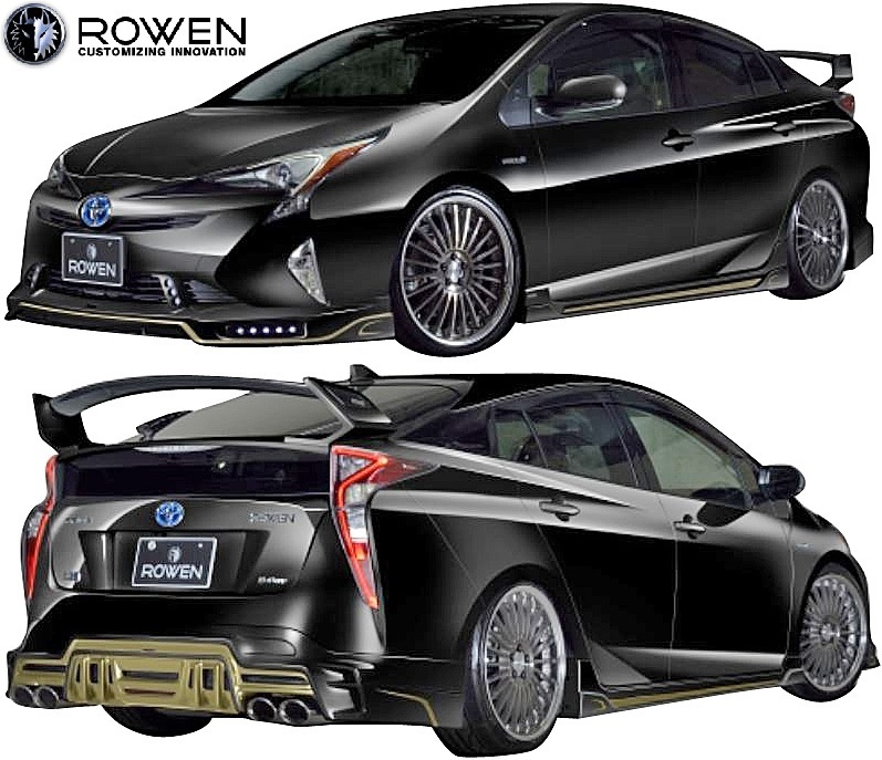【M\'s】50系 前期 プリウス RR (2015.12-2018.12) ROWEN エアロキット 3点//FRP TOYOTA ローウェン エアロ プリウス50 前期50 1T022X00