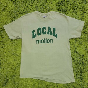 ヘインズ hanes プリントTシャツ LOCAL MOTIIN 90sビンテージ ナンバリング ローカルモーション K20H178