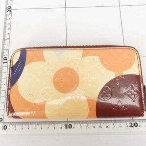 LOUIS VUITTON ヴェルニ ジッピーウォレット パステルフラワー柄 長財布 鑑定済み商品の画像8