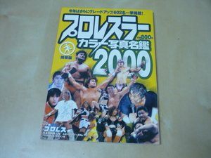 送料120円[携帯版プロレスラーカラー写真名鑑2000・週刊プロレス編]