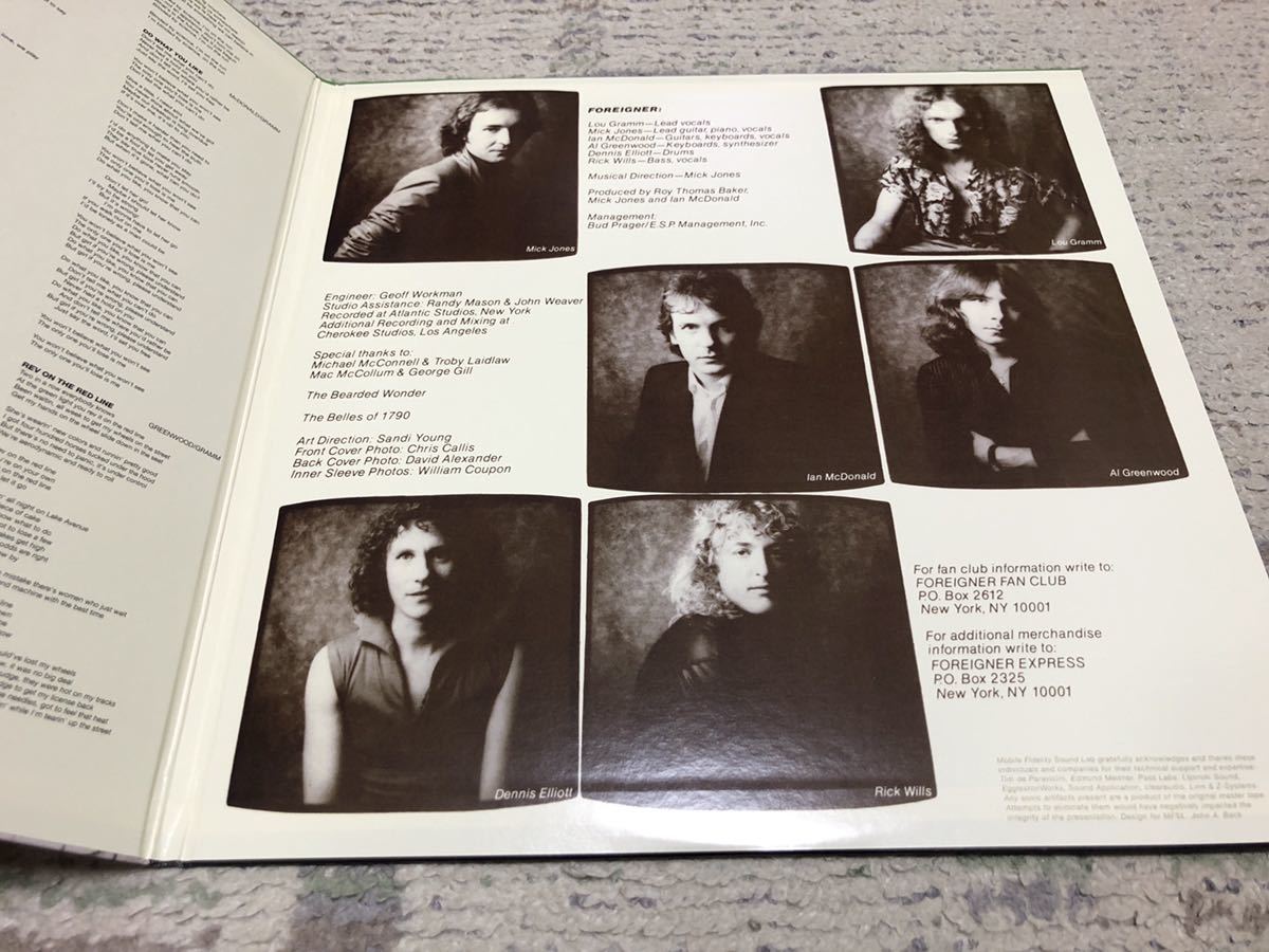 サマーセール! Mobile Fidelity Foreigner Head Games MFSL 高音質