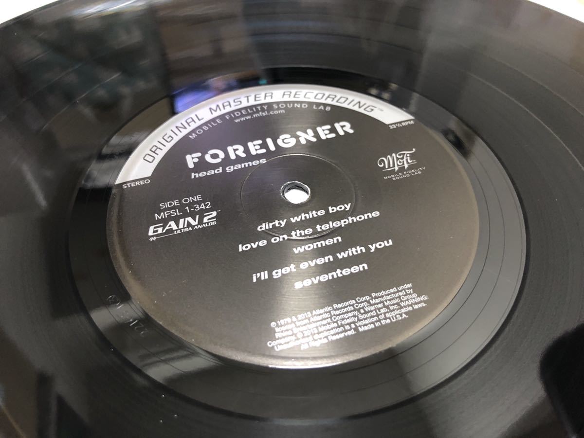 サマーセール! Mobile Fidelity Foreigner Head Games MFSL 高音質