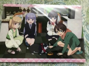 149クリアファイル　NEW GAME! ムービック　青葉　ひふみ　ピンク