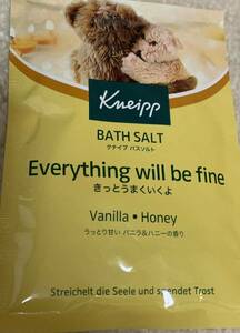 Kneippknaip bath salt ...... vanilla & honey. fragrance 50g bathwater additive 