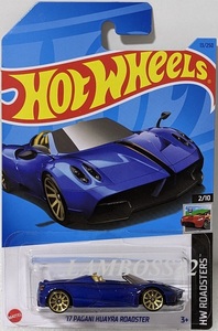 2023 #013-2 ホットウィール 17 Pagani Huayra Roadster パガーニ ウアイラ ロードスター Hot Wheels HW Roadsters 2/10