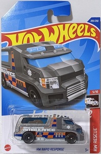 2022 #205-2 ホットウィール HW Rapid Response ラピッド レスポンス Hot Wheels HW Rescue 5/10 Fire