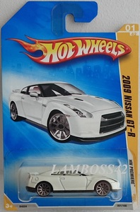 2009 #001-1 ホットウィール 2009 Nissan GT-R ニッサン Hot Wheels HW Premiere #1/42 白 White 日産