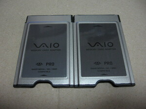 SONY VAIO VGP-MCA10 memory card adapter 2 piece 