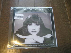 新品7inch POSITIVE FORCE Feat. DENISE VALLIN エヴリシング・ユー・ドゥ Jazzman muro dev large free soul ryuhei the man 黒田大介 