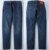 リーバイス レッド 502 テーパード デニムパンツ W34 定価14300円 濃色 ブルー Levi’s Red ジッパーフライ ストレッチ A2687-0001_画像6