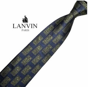 LANVIN ネクタイ パターン柄 ランバン 総柄 USED 中古 t335