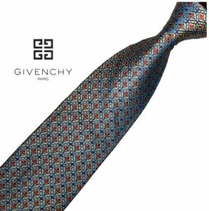 GIVENCHY ネクタイ パターン柄 USED ジバンシー 総柄 中古 t290