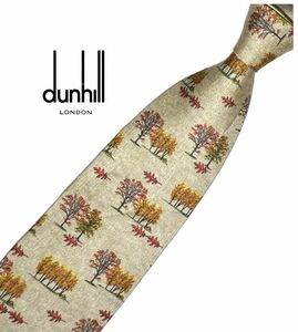 dunhill ネクタイ パターン柄 ダンヒル 総柄 USED 中古 t344