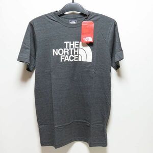 新品 ノースフェイス ハーフドーム TRIBLEND メンズ Tシャツ US Mサイズ 日本Lサイズ相当 ダークグレーヘザー ホワイト 半袖