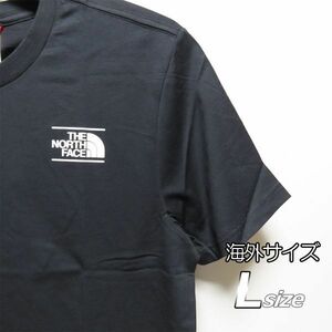 新品 ノースフェイス マウンテンプリント メンズ Tシャツ US Lサイズ 日本XLサイズ相当 ブラック 半袖