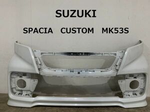 【L2-83】SUZUKI　SPACIA　CUSTOM　MK53Sスペーシア カスタム純正フロントバンパー 71711-79R5