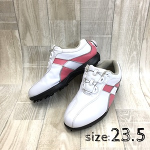 NZ2185*FootJoy : golf shoes 98662J*23.5* white × pink foot Joy lady's sneakers 