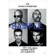 U2 ソングス・オブ・サレンダー 非売品 B2ポスター 折り目なし Songs of Surrender_画像1