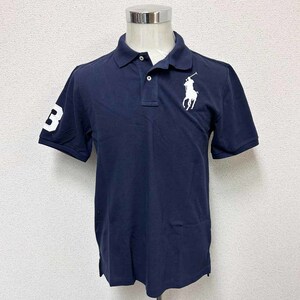 新品 POLO RALPH LAUREN ポロラルフローレン ビッグポニーポロシャツ ネイビー ボーイズLサイズ