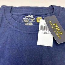 新品 POLO RALPH LAUREN ポロラルフローレン Tシャツ ネイビー ボーイズXLサイズ_画像3