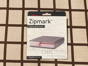 －即決－ ■未使用■ PELEGDESIGN/ペレグデザイン [zipmark/ジップマーク : 赤] ブックマーカー