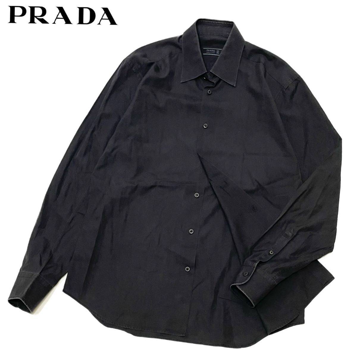 新品 プラダ イタリア製 最高級バチスタダミエプリントコットンローンL
