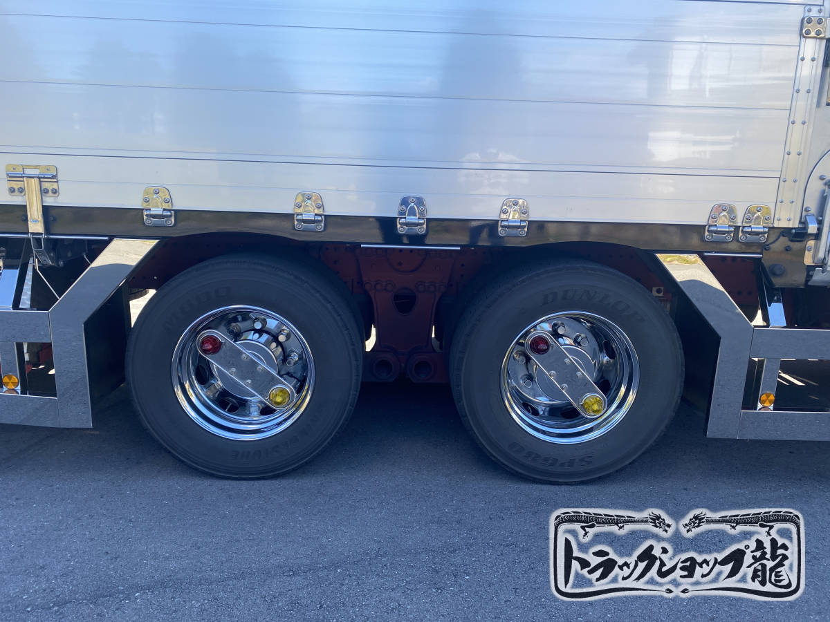 2トントラックダンプ用 泥除け リア用 デコトラ キャンター ふそう