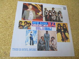 ◎This Is Soul Music Vol. 2 - New Soul Greatest Hits 24/日本 Double ＬＰ盤☆シート　Three Degrees Stylistics Van McCoy Softones