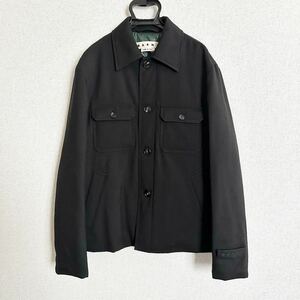 MARNI マルニ 21ss パデッド シャツ ジャケット ダウンジャケット コート トロピカルウール 48 1円スタート