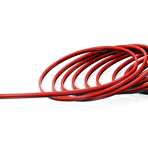 5995(1本) AWG20 電線 (20m) 赤黒の画像1