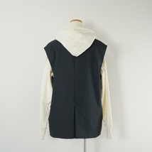 AMERI アメリ MUTUALLY HOODIE WITH VEST スウェットパーカー ベスト セットアップ 長袖 ダブル 前開き_画像3