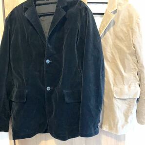 無印良品 スエード調 ジャケット メンズ XL 秋冬 ２枚セット 上着 ブラック ブラウンの画像1