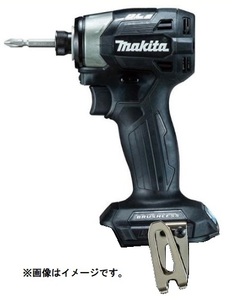 (マキタ) 充電式インパクトドライバ TD173DZB 黒 本体のみ 全周リング発光LEDライト 18V対応 makita