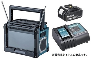 マキタ 充電式ラジオ付テレビ TV100+バッテリBL1860B+充電器DC18SD付 10.8V/14.4V/18V対応 makita オリジナルセット品