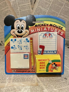 ☆1970年代/ミッキーマウス/レターセット/即決ビンテージUSA/Mickey Mouse/Letter set(70s) DI-125