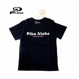 ●新品● PIKO/ピコ ●半袖Tシャツ 、コットン100%、ネイビー、Lサイズ、前後プリント