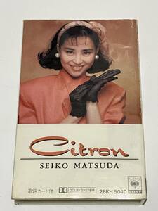 松田聖子　カセットテープ　Citron