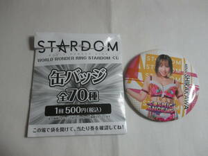 スターダム　くじ　WORLD WONDER RING STARDOM　缶バッチ 白川未奈 ドンキホーテ　ゲオ　限定　プロレス プロレスくじ　女子プロレス