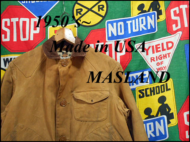 ★GOODデザインの１着★Made in USA製アメリカ製MASLANDマスラ