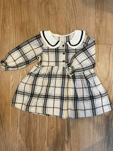 【SHEIN】ベビー服 チェック柄ワンピース サイズ86 ※未着用品