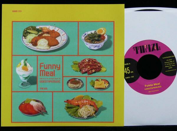 [未使用品][送料無料] VIDEOTAPEMUSIC / Funny Meal [アナログレコード 7]