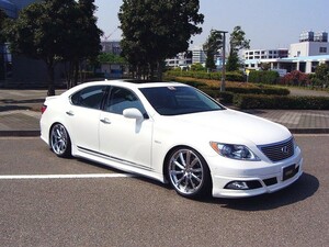 h-style　【送料込み】　レクサス　LEXUS　LS　前期　サイドスカート　左右セット　（塗装込）　　