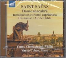 [CD/Naxos]サン＝サーンス:ハバネラホ長調Op.83&序奏と・ロンド・カプリチオーソイ短調Op.28他/F.クラマジラン(vn)&V.コーエン(p) 2021.1_画像1